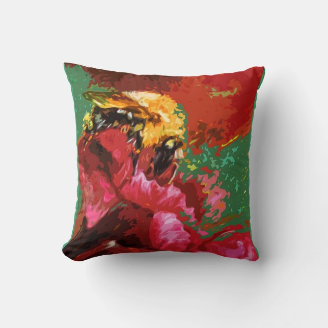 Almofada Bumble Bee de Alexandra Cook (Frente)