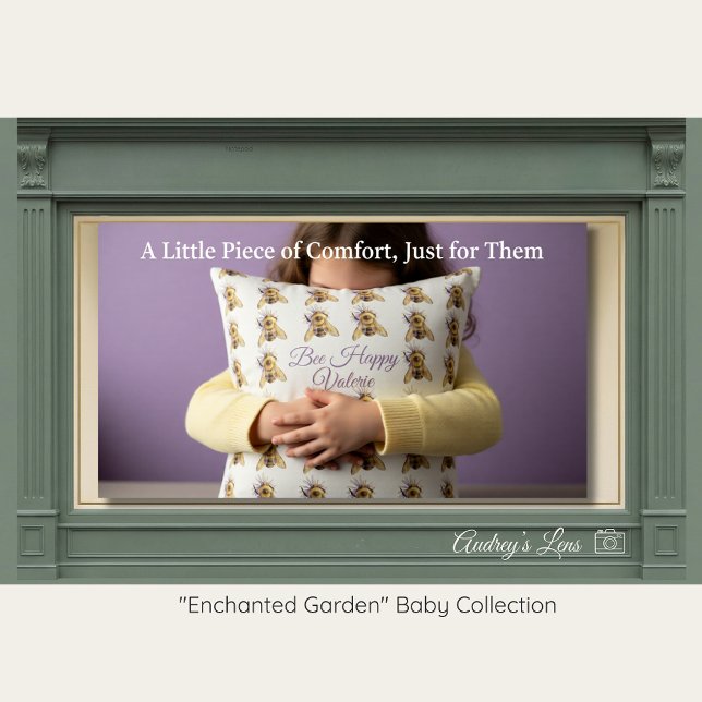 Almofada Bumblebee Nursery Pillow | Jardim Caprichoso (Criador carregado)