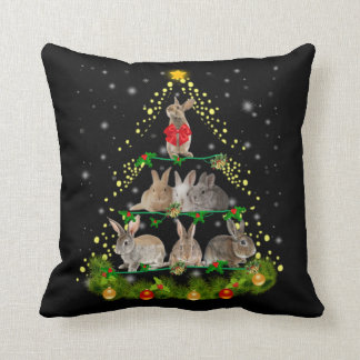 Almofada Bunny Gift | Coelho Coelho - Árvore de Natal Claro