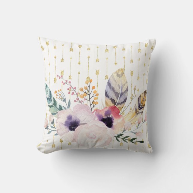 Almofada Buquê Boho (Frente)