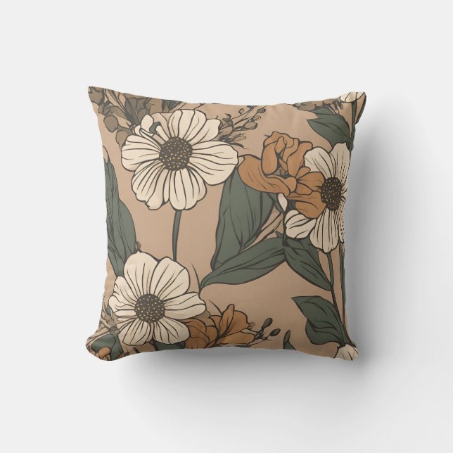 Almofada Buquê de algodão D2 (Frente)