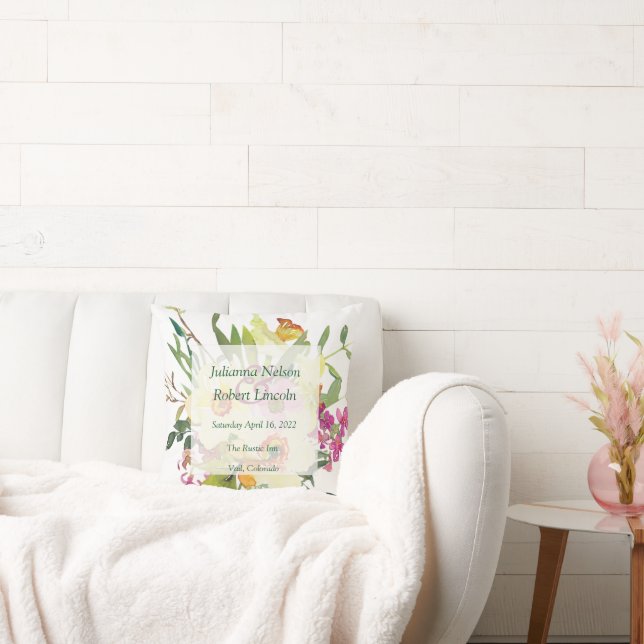 Almofada Buquê de casamento de narcisos da primavera  (Sofá)