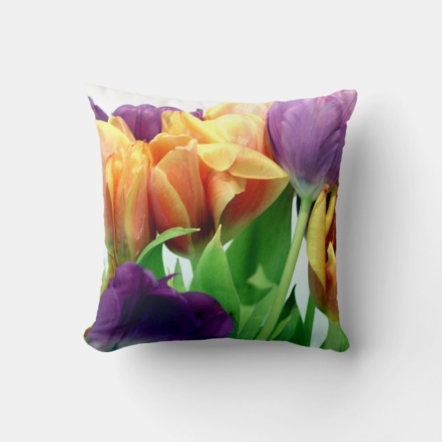 Almofada Buquê de Tulips lindo (Frente)