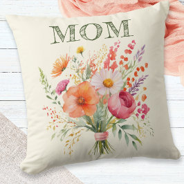 Almofada Buquê Floral do Dia das Mães Decoração de Mãe Boni