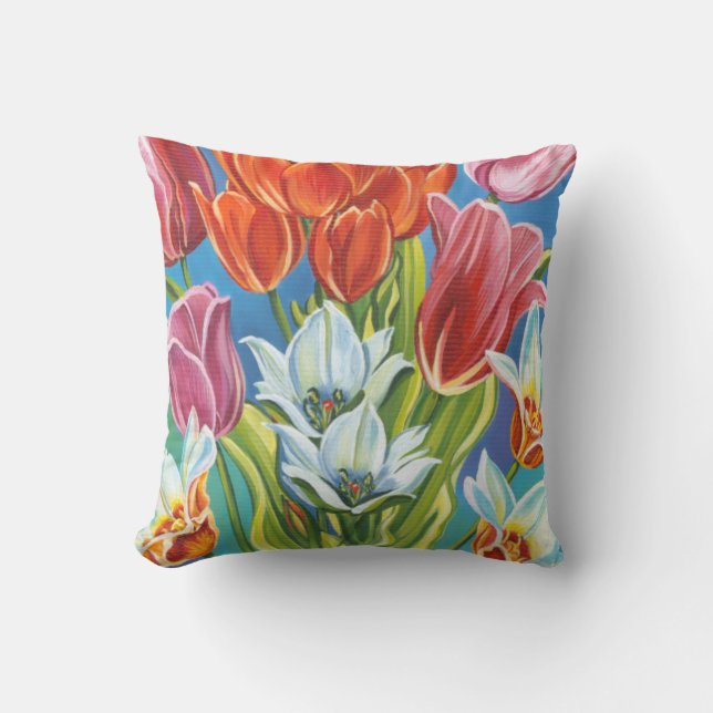 Almofada Buquê na fronteira III (Frente)