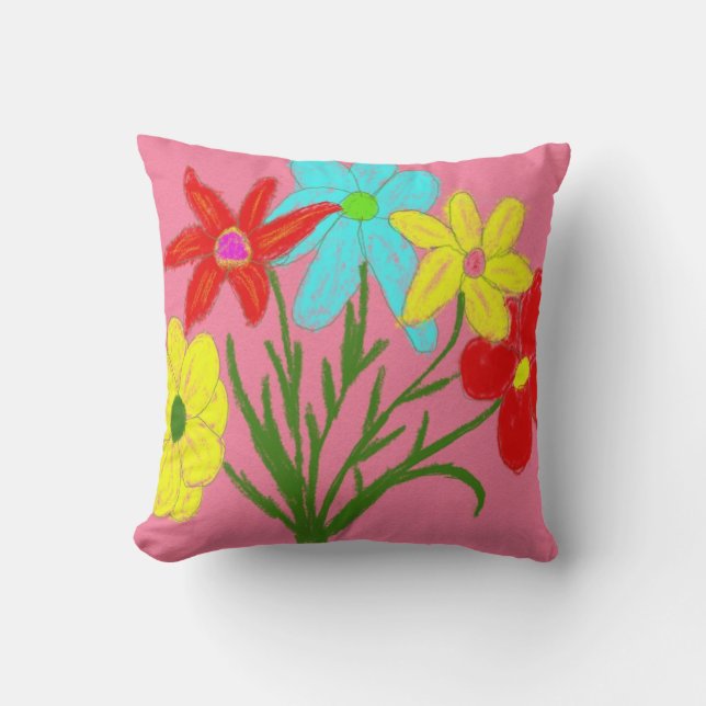 Almofada buquê primavera (Frente)