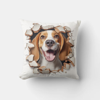 Almofada Buraco rachado do Beagle 3D