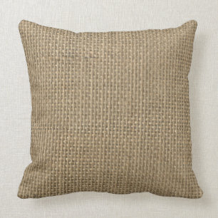 Almofada Burlap in Natural Beige