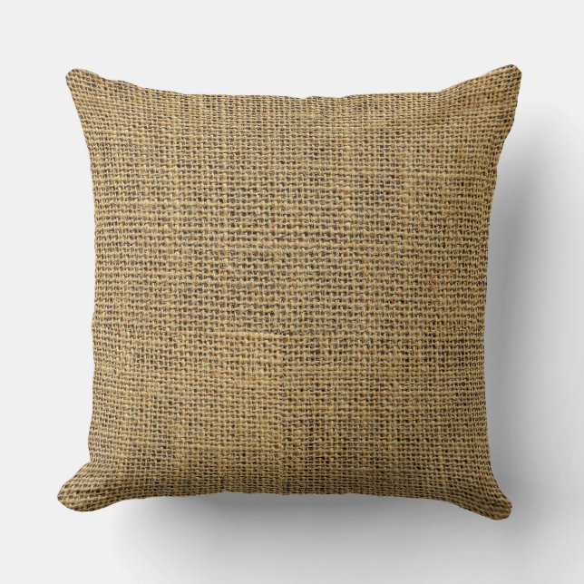 Almofada Burlap Jute (Frente)