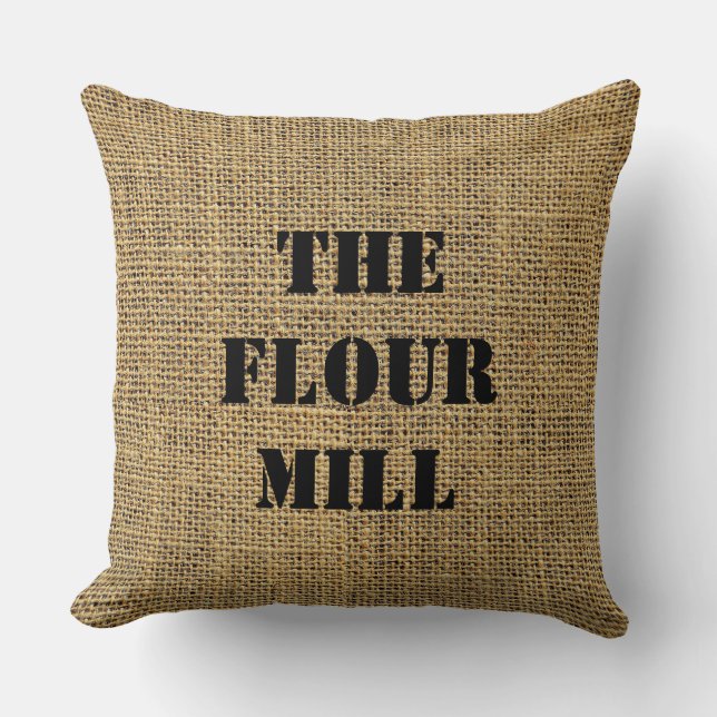 Almofada Burlap Sack Mill (Frente)