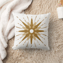 Almofada Burst Estrela Ousado Dourado