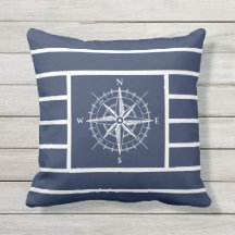 Bússola Náutica Listras Azul Marinho