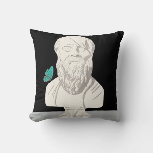 Almofada Busto de um Filósofo Grego Poster (Frente)