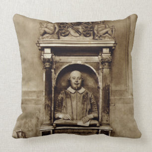 Almofada Busto de William Shakespeare (1564-1616) e do