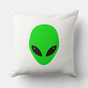Almofada Cabeça de Alienígena Verde