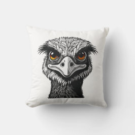 Almofada Cabeça de ave Emu