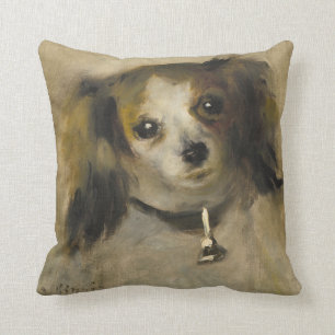 Almofada Cabeça de um cão, 1870 (óleo em canvas)