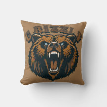 Cabeça de Urso Pardo Feroz