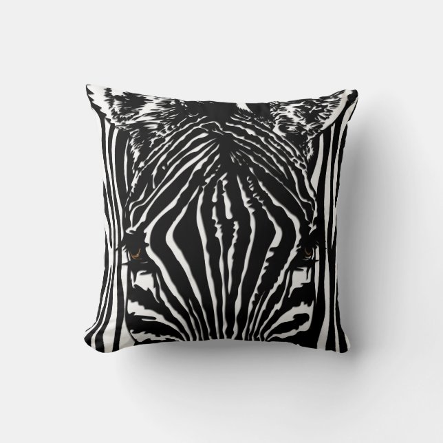Almofada Cabeça de zebra (Frente)