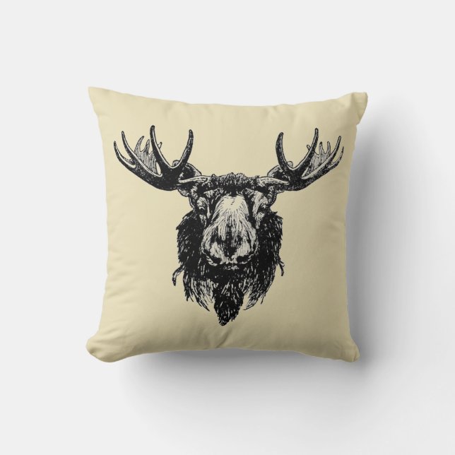 Almofada Cabeça dos alces (Frente)