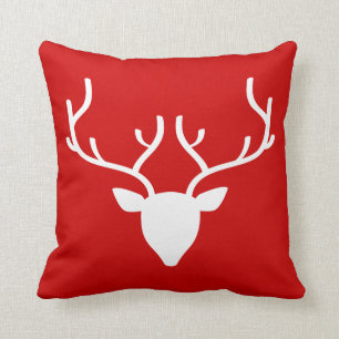 Almofada Cabeça dos cervos com o travesseiro dos Antlers n