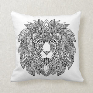 Almofada Cabeça inspirada 4 do leão