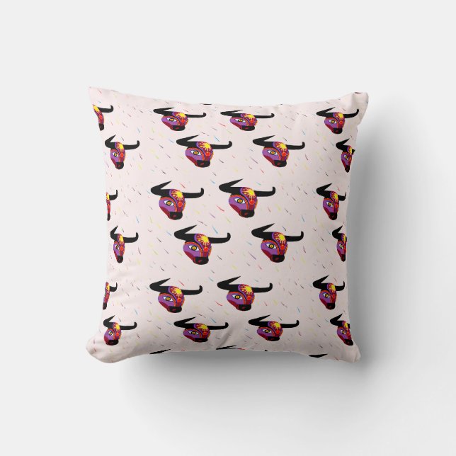 Almofada Cabeças decorativas (Frente)