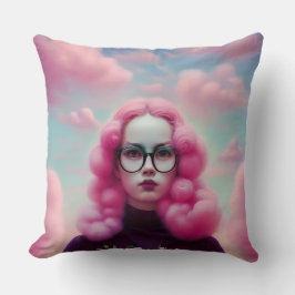 Almofada Cabelo Rosa Sério