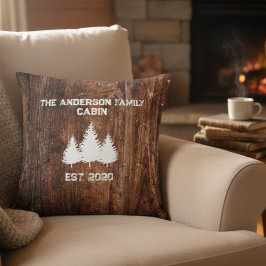 Almofada Cabina de madeira russa de travesseiro personaliza