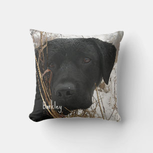 Almofada Caça tardia da temporada - Preto Lab - Labrador
