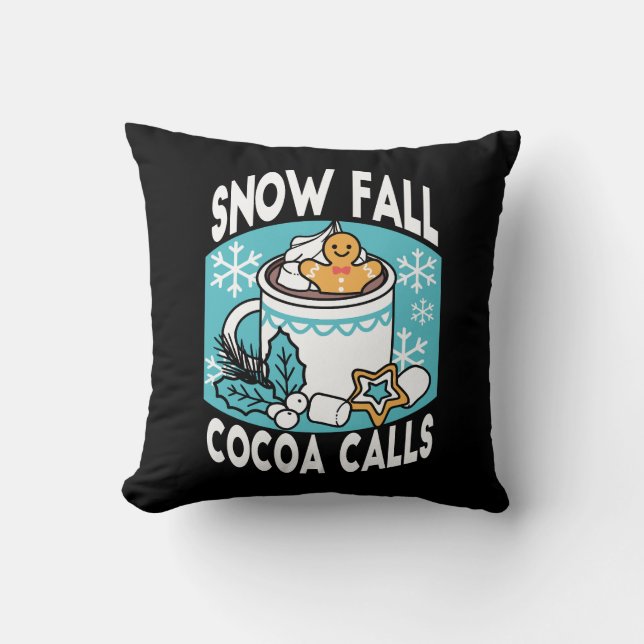 Almofada Cacau quente e berço de inverno - Chamadas de Caca (Frente)