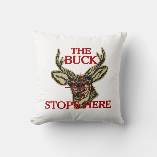 Almofada Cace as paradas do fanfarrão aqui (Frente)