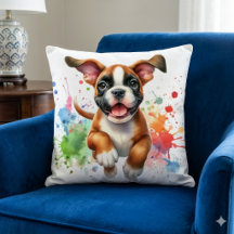 Cachorro Boxer Color Splash