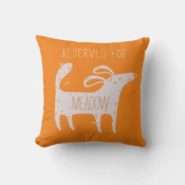 Almofada Cachorro Cachorro Personalizado Laranja