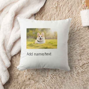 Almofada Cachorro cãozinho adiciona nome SMS cão editável m