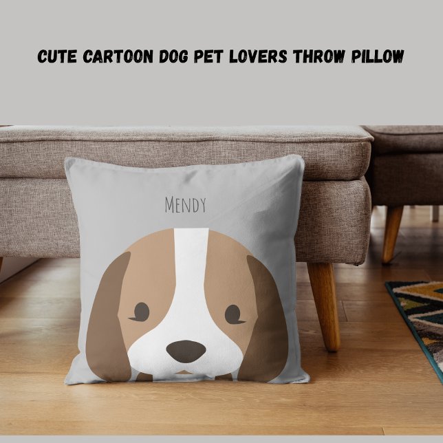 Almofada Cachorro de animação bonito ama travesseiro decora (Criador carregado)