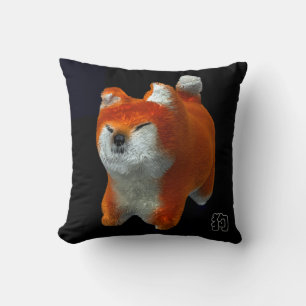 Almofada Cachorro de Arte Digital Shiba Puppy 3D Ano de 201