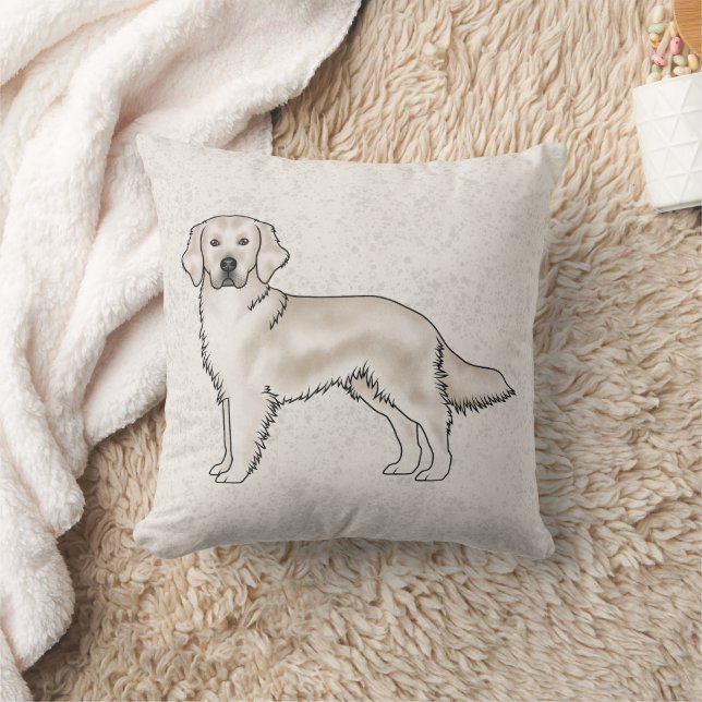 Almofada Cachorro De Desenho Animado Fofo Retriever Dourado (Cobertor)