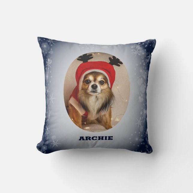 Almofada Cachorro de Fotografias Personalizado (Frente)