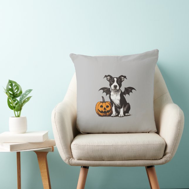 Almofada Cachorro de Halloween (Cadeira)