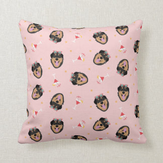 Almofada Cachorro De Verão Bonito Com Óculos De Sol