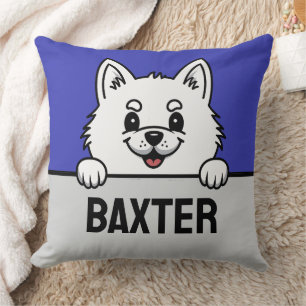 Almofada Cachorro Eskimo Americano Nome Personalizado Cacho