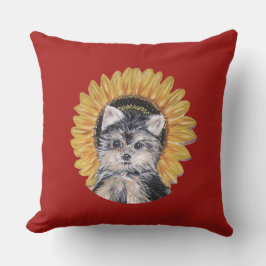 Almofada Cachorro fofo de Yorkshire Terrier
