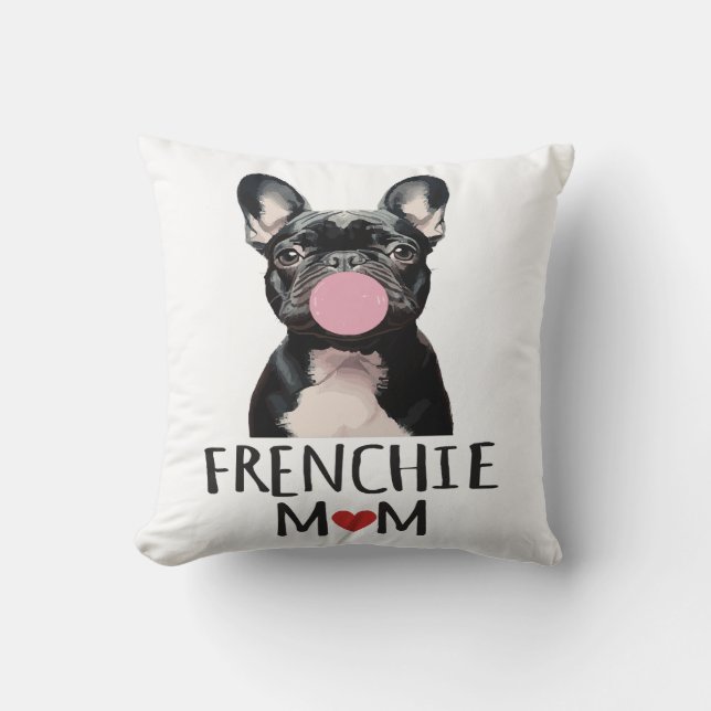 Almofada Cachorro francês fofo (Frente)