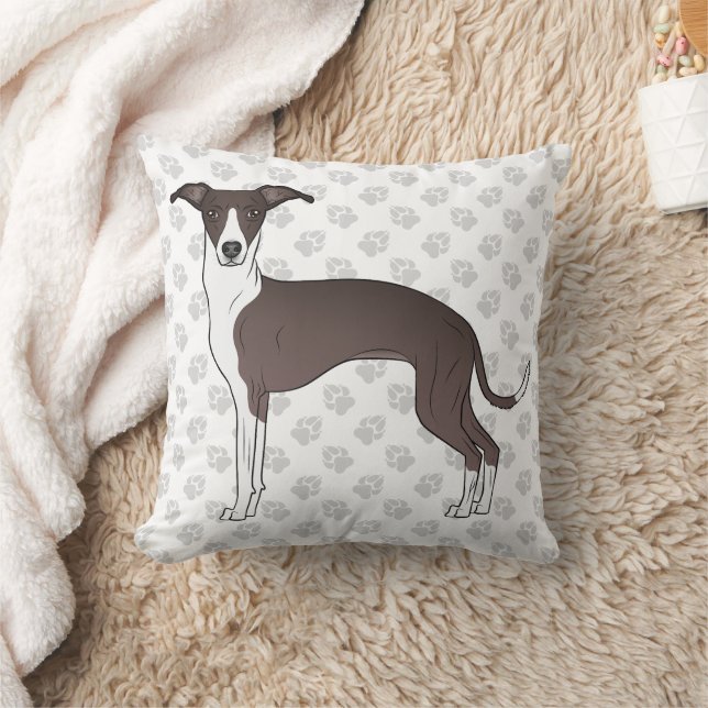 Almofada Cachorro Italiano Greyhound com Patas Selado e Bra (Cobertor)