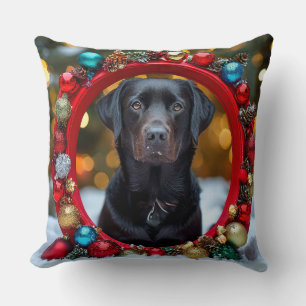 Almofada Cachorro labrador de Natal