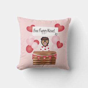 Almofada Cachorro Namorados De Puppy Kisses Livre