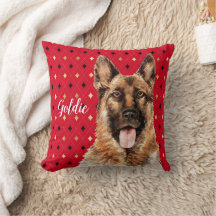 Cachorro Pastor Alemão Personalizado em Aquarela