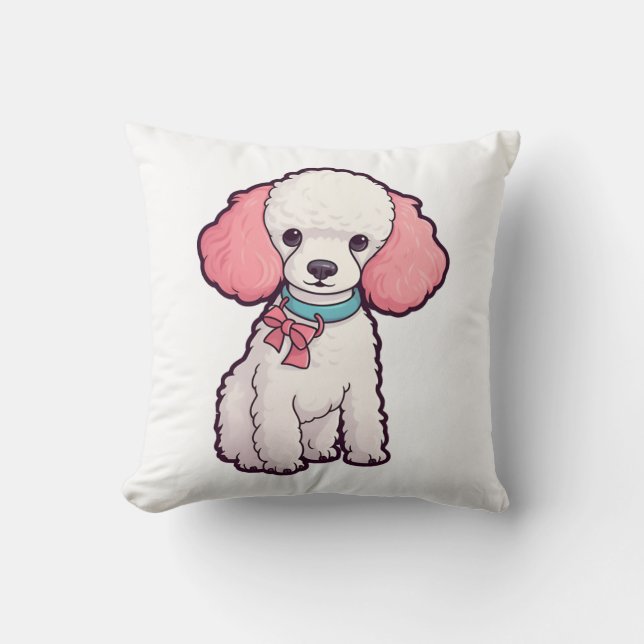 Almofada Cachorro Poodle Super Fofo (Frente)
