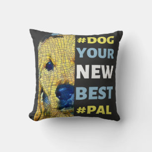 Almofada  #Cachorro, sua nova melhor camisa #Pal
